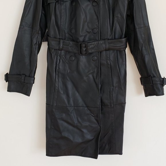 ジャケット・アウター 2000s ARMANI leather trench coat 2000s ARMANI leather trench coat